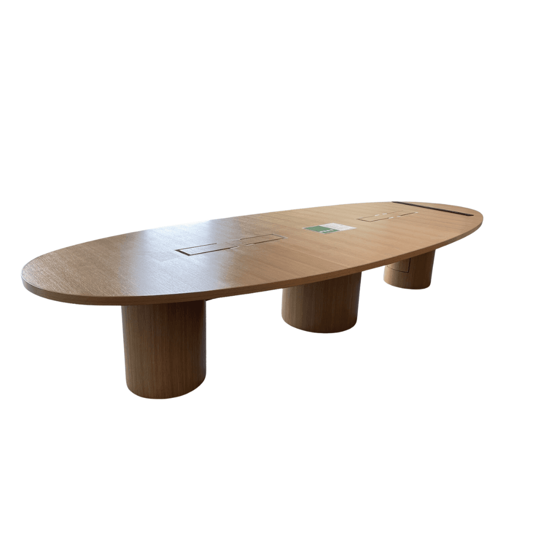 13.1' Large Oval Meeting Room Table