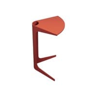 Used Personal Table, Burnt Orange