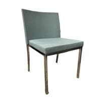 Stylex Mark 2 Armless Guest Stack Chair (Blue/Chrome)