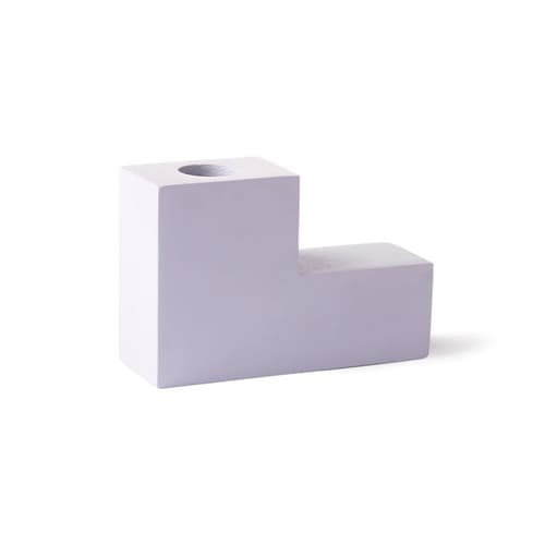 Concrete Candle Stick Holder M Lilac Object