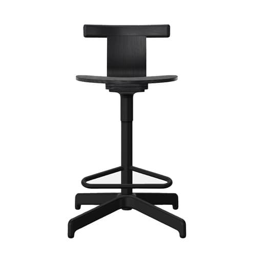 Jiro Counter Stool - Black - Black Base