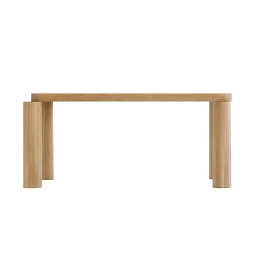 Quick Ship V1 - Offset Dining Table Natural L 2000 x W 1000mm
