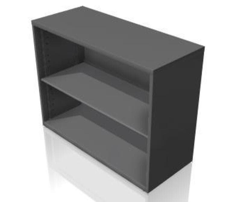 Bookcase - Open, 1 Adj Shelf, Straight Edge, Unfinished Back 14D x 36W x 29H