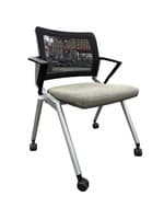 OFS Flexxy Multi-Purpose Guest Chair (Black/Tan)