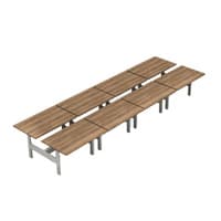 Benching, Height Adjustable