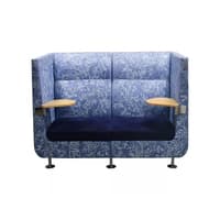 Two Seat High Back Lounger with Tablets