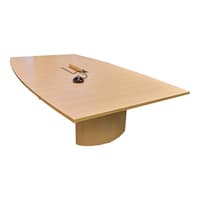10' Boat-Shaped Conference Table
