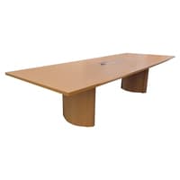 10' Boat-Shaped Conference Table