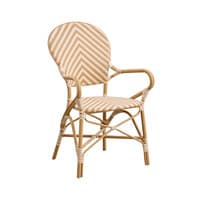 Isabell Arm Chair AluRattan Chevron
