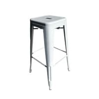 Industrial Metal Bar Stool, No Back