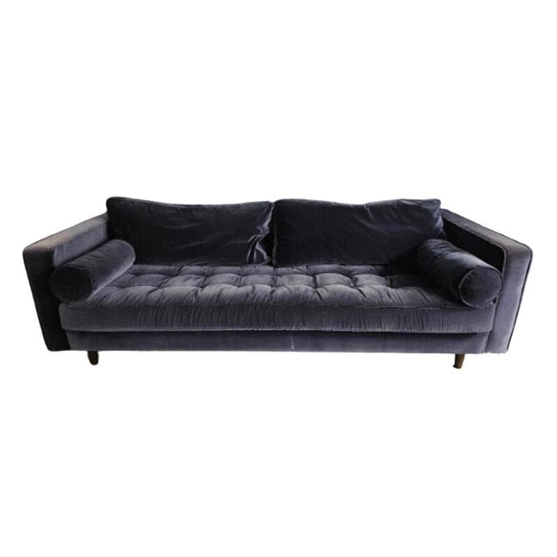 Blue Velvet Sofa