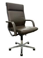 Wilkhahn FS-LINE Swivel Management Chair (Terra/Chrome)