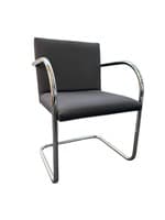 Replica Brno Tubular Chair (Gray Pattern/Chrome)