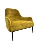 Article Embrace Lounge Chair (Yellow Velvet)