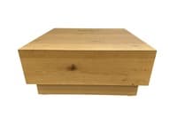 Wooden Squared Occasional Table