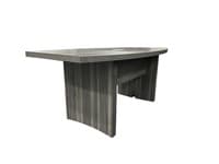 6' Grey Laminate Boat Shaped Conference Table