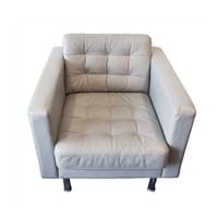 Tufted Leather Club Chair