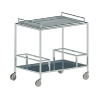 Chrome Wine Cart
