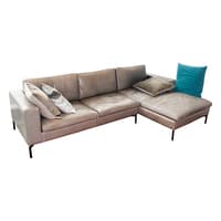 Leather Sofa/Chaise